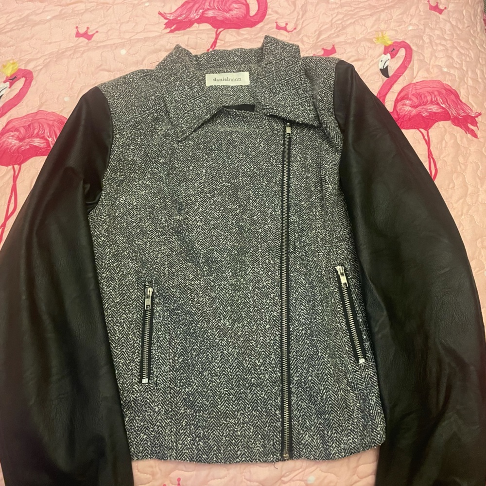 Daniel Rainn Contemporary VEGAN Collared Lined Jacket